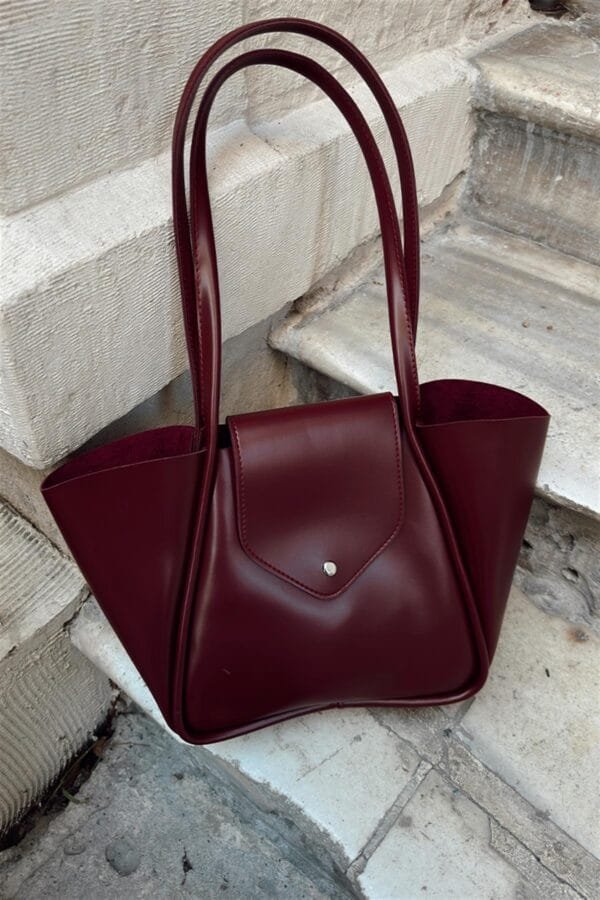Petre Burgundy Bag + Pochette – Image 6