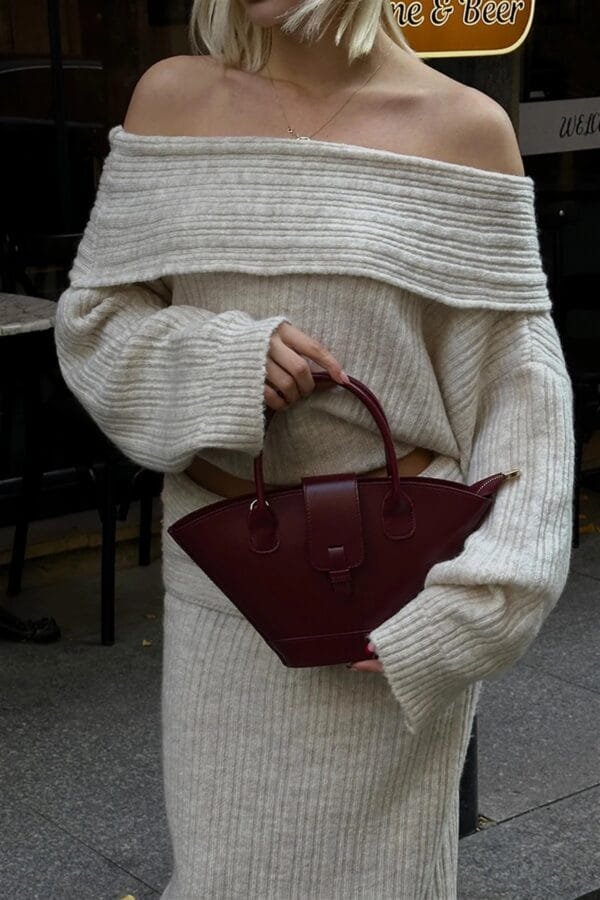 Lucca Burgundy Bag – Image 6