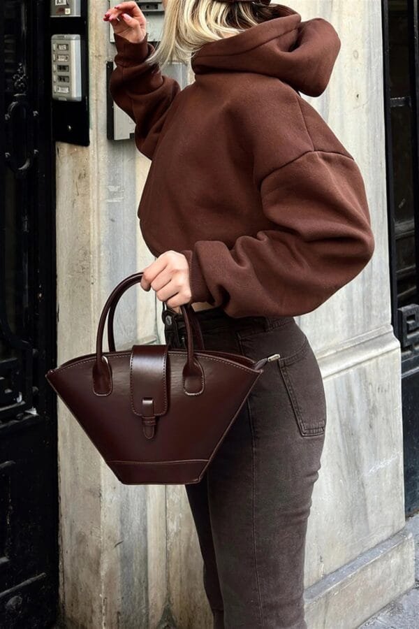 Lucca Dark Brown Bag – Image 6