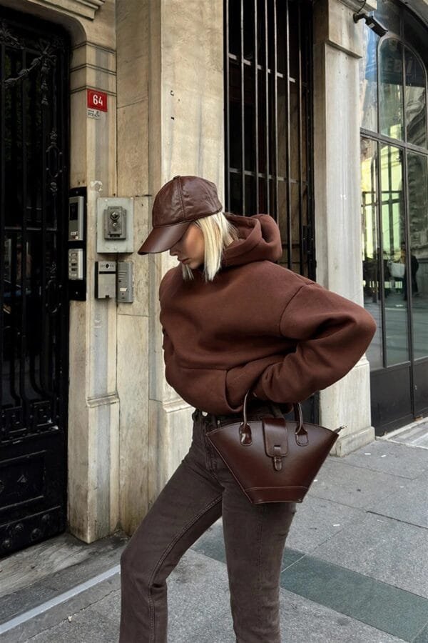 Lucca Dark Brown Bag – Image 9