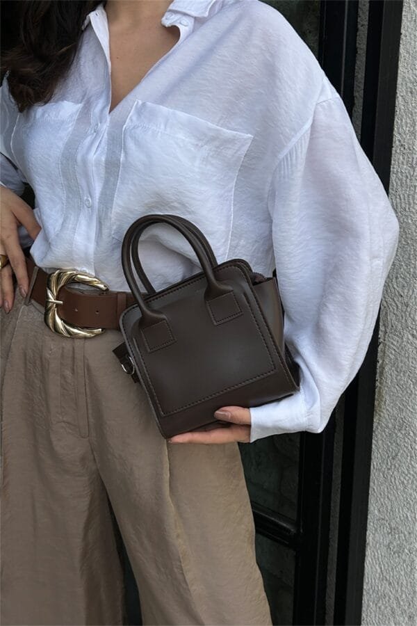 Simon Dark Brown Bag - Image 12