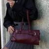 Enyola Burgundy Bag