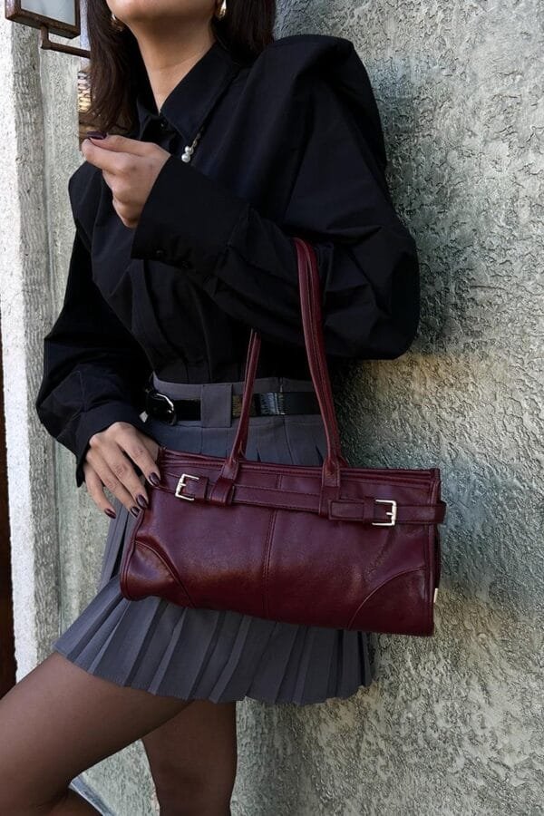 Enyola Burgundy Bag – Image 8