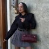 Enyola Burgundy Bag