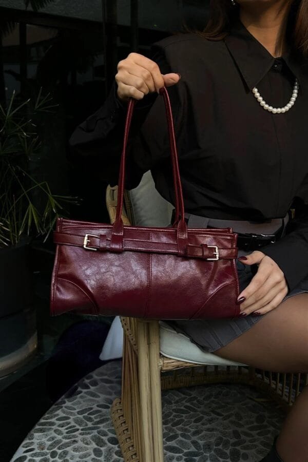 Enyola Burgundy Bag – Image 6