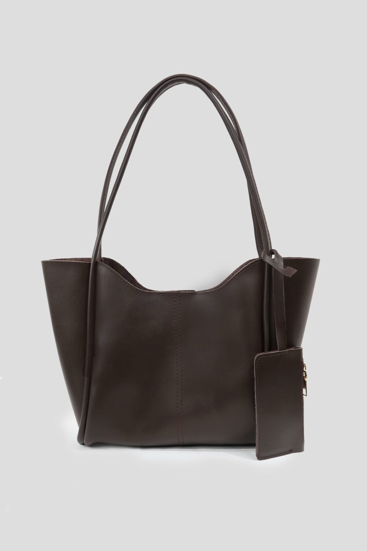 img_0977 Halsey Dark Brown Bag + Pochette