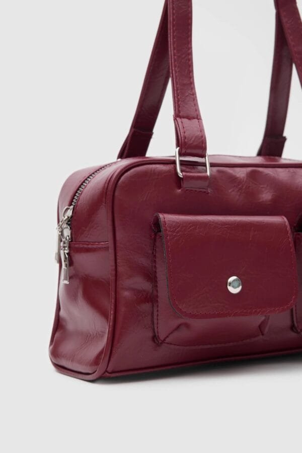 Maschine  Burgundy Bag – Image 3