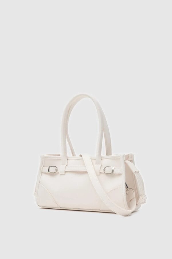 Maison Leather Creamy Bag – Image 3