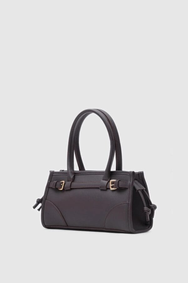 Maison Leather Dark Brown Bag – Image 2