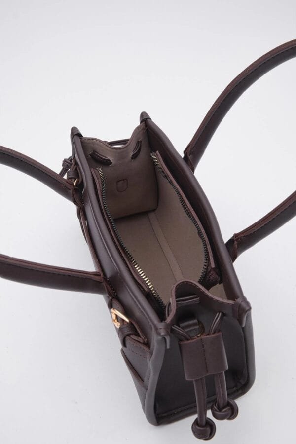 Maison Leather Dark Brown Bag – Image 6