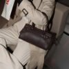 img_8620 Maison Leather Dark Brown Bag