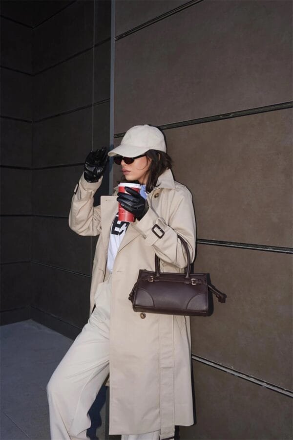 Maison Leather Dark Brown Bag – Image 11