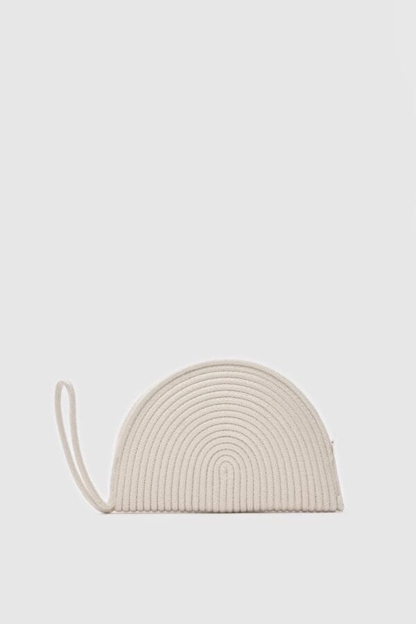Most Off-White Handmade Wicker Bag