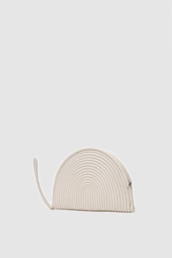 Most Off-White Handmade Wicker Bag – Image 2