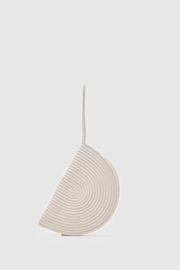 Most Off-White Handmade Wicker Bag – Image 3