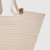 Dorena Off White Handmade Wicker Bag