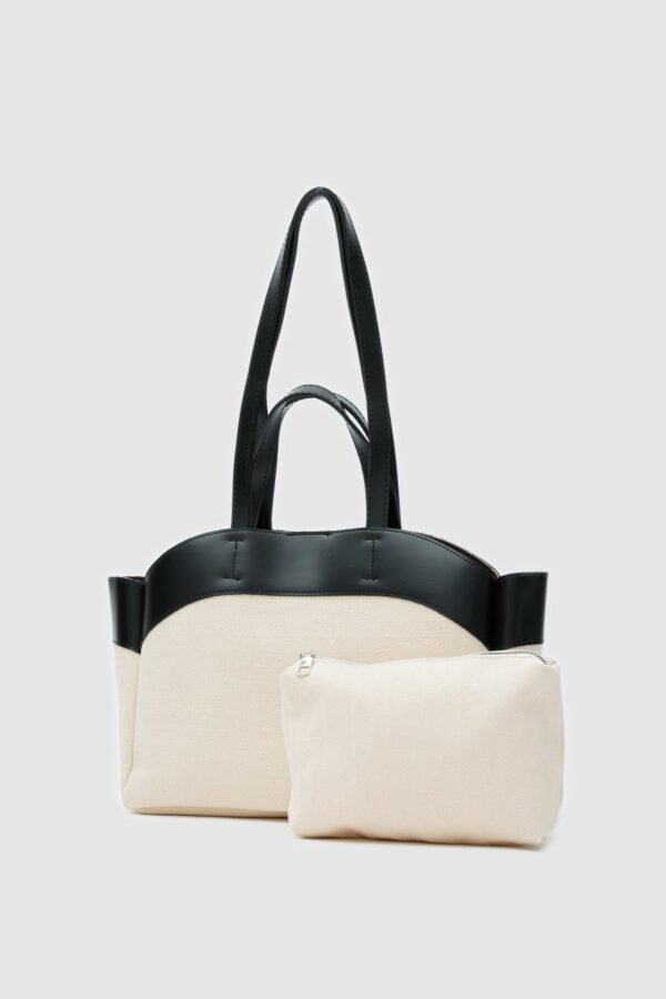 Marlove Canvas Black Bag + Pochette – Image 4
