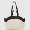 img_9169 Marlove Dark Brown Canvas Bag + Pochette