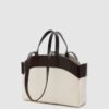 img_9172 Marlove Dark Brown Canvas Bag + Pochette