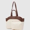 img_9179 Marlove Camel Canvas Bag + Pochette
