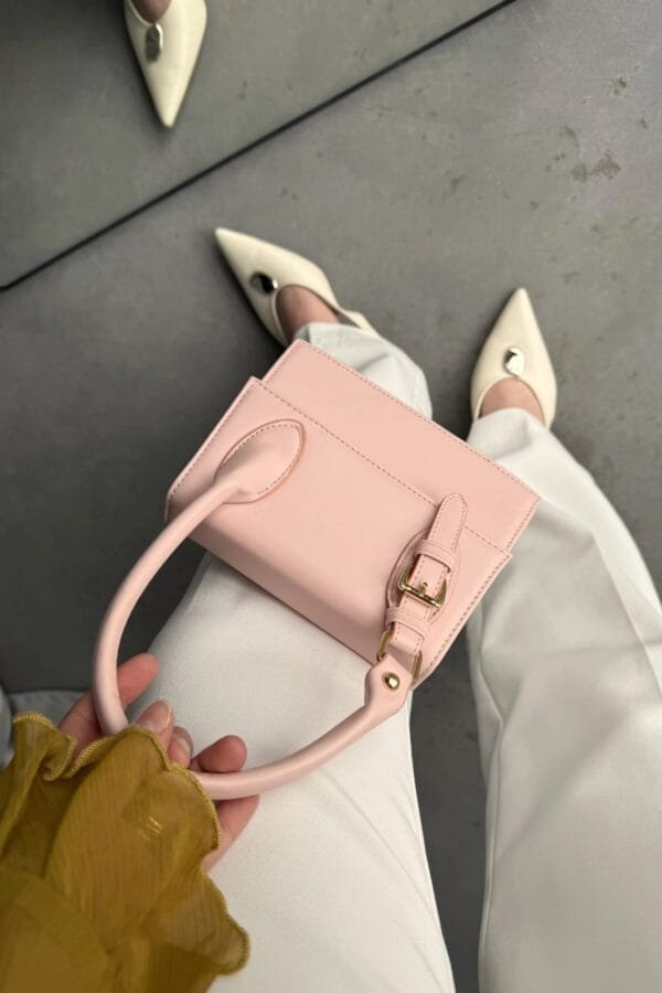 Janice Baby Pink Hand Bag – Image 2