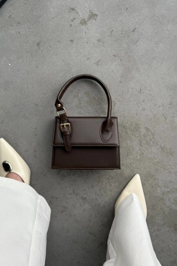 Janice Dark Brown Hand Bag