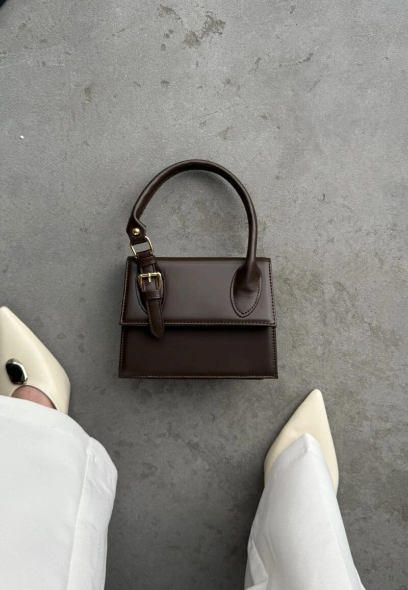 Janice Dark Brown Hand Bag