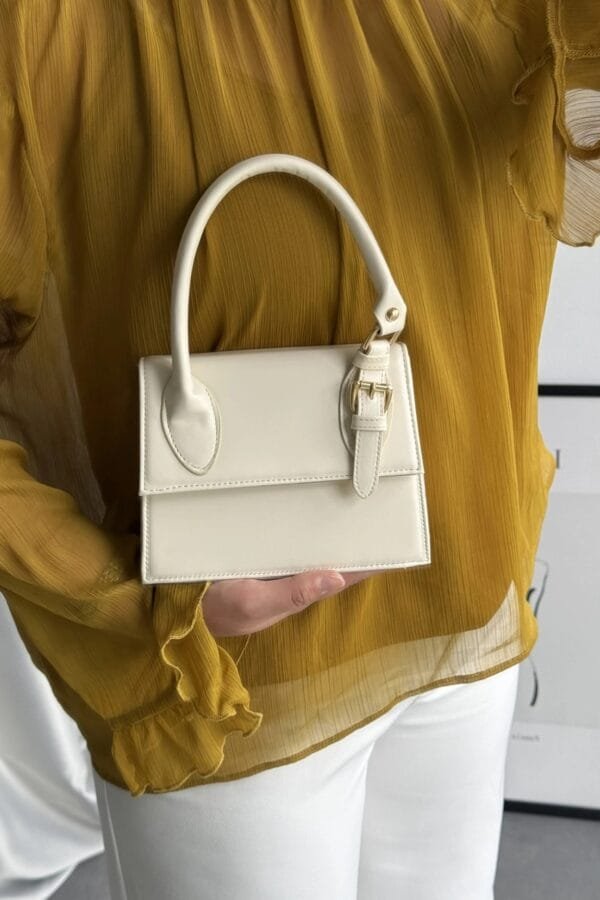 Janice Creamy Hand Bag – Image 2