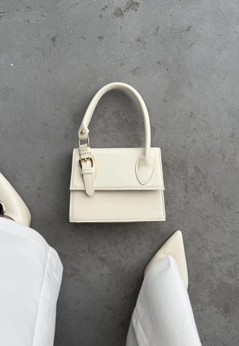 Janice Creamy Hand Bag