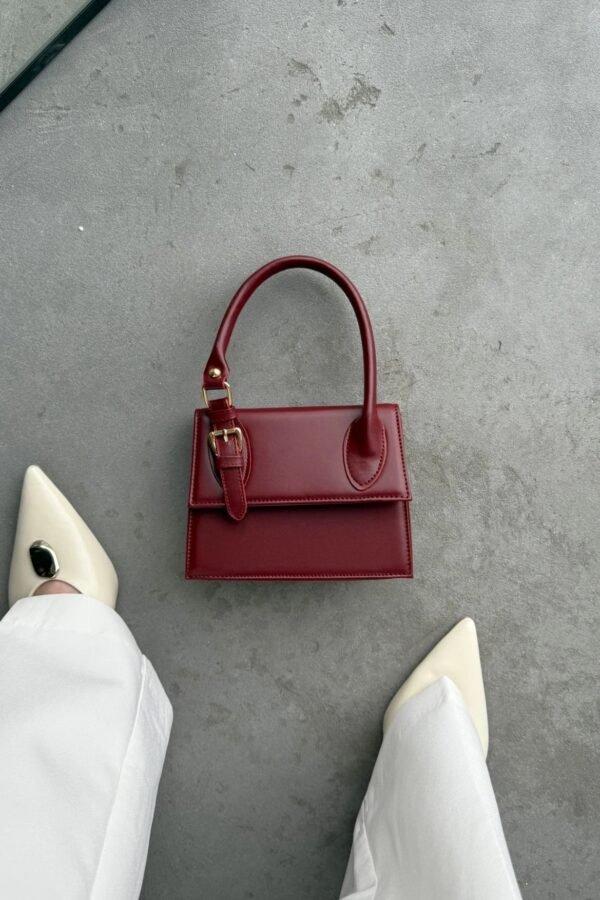 Janice Burgundy Hand Bag
