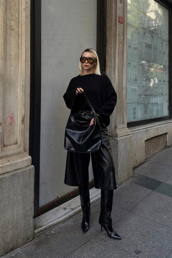 Gina Vintage Black Bag – Image 9