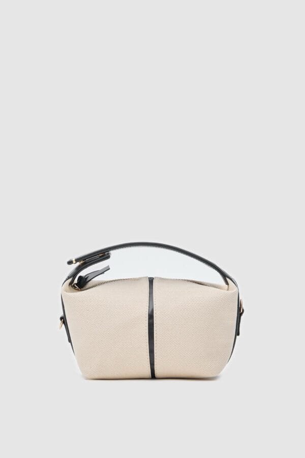 Leo Canvas Black Hand Bag – Image 2