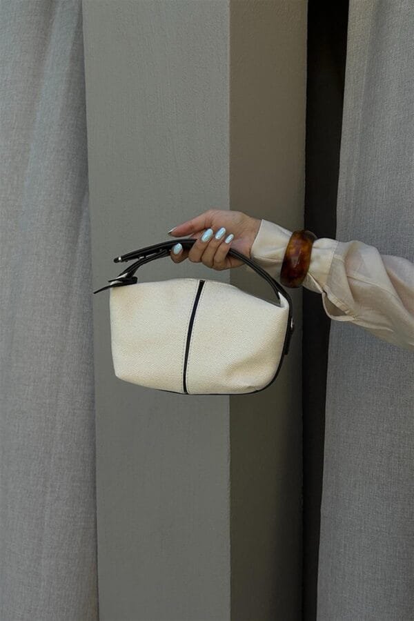 Leo Canvas Black Hand Bag – Image 9