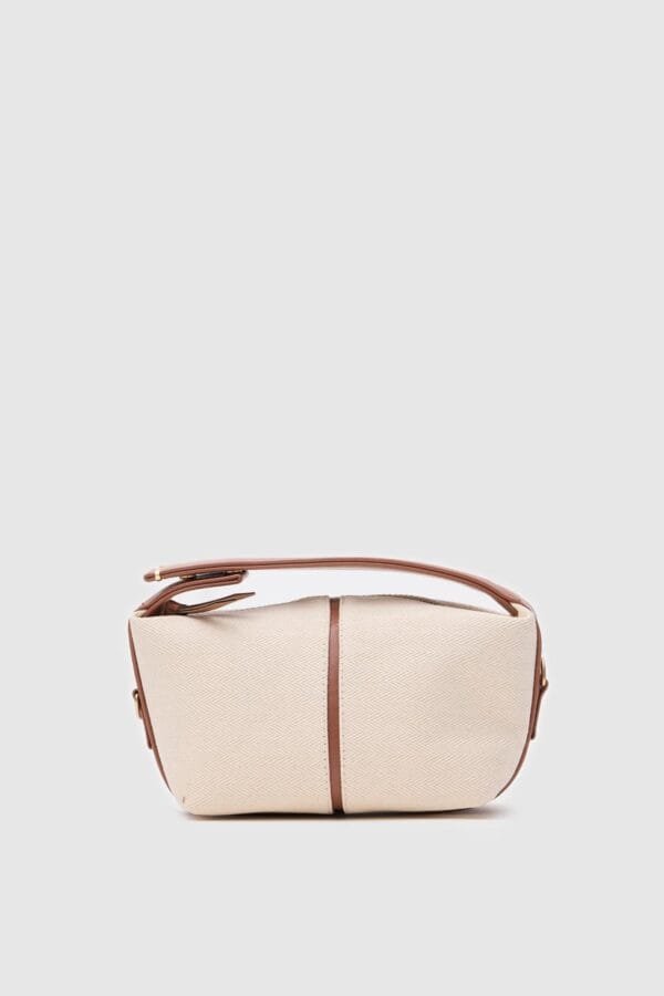 Leo Canvas Camel Hand Bag