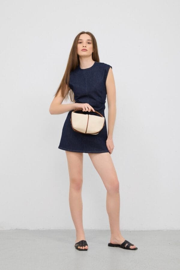 Leo Canvas Camel Hand Bag – Image 11