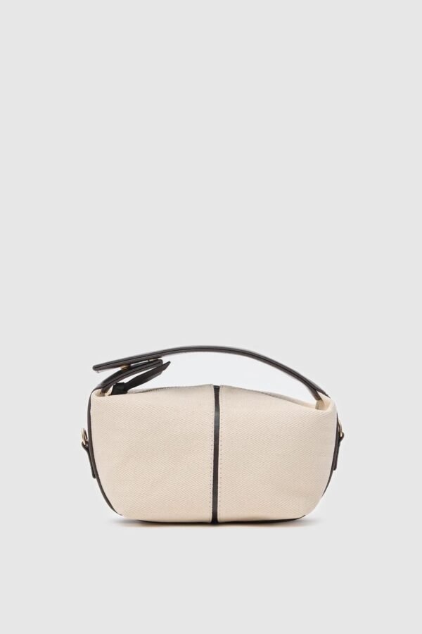 Leo Canvas Dark Brown Hand Bag – Image 2