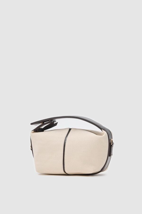 Leo Canvas Dark Brown Hand Bag – Image 3