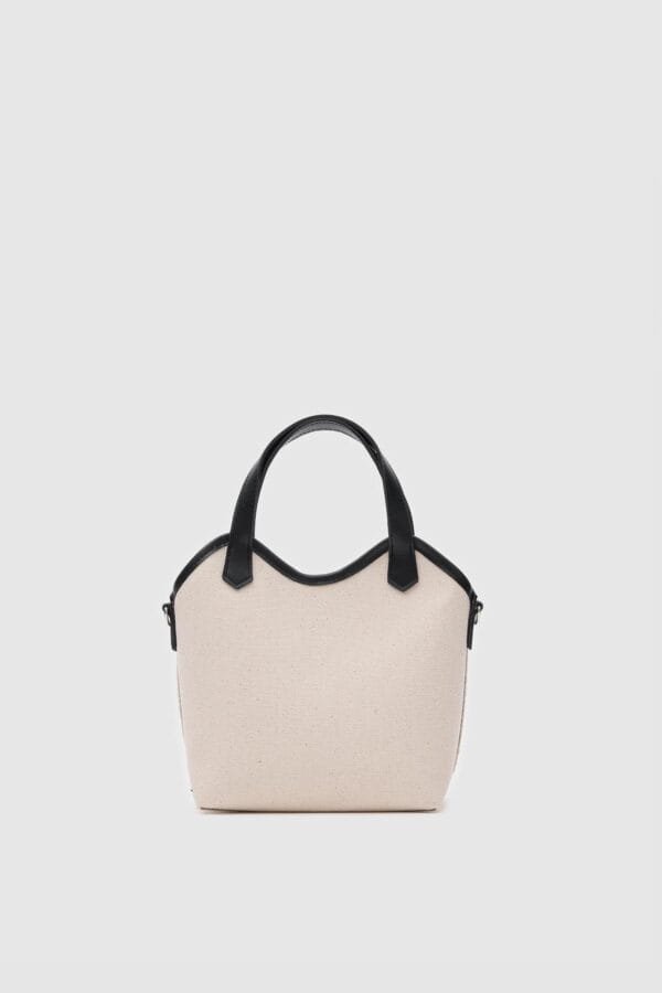 Rosalie Black Canvas Bag + Pochette
