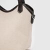 Rosalie Dark Brown Canvas Bag + Pochette