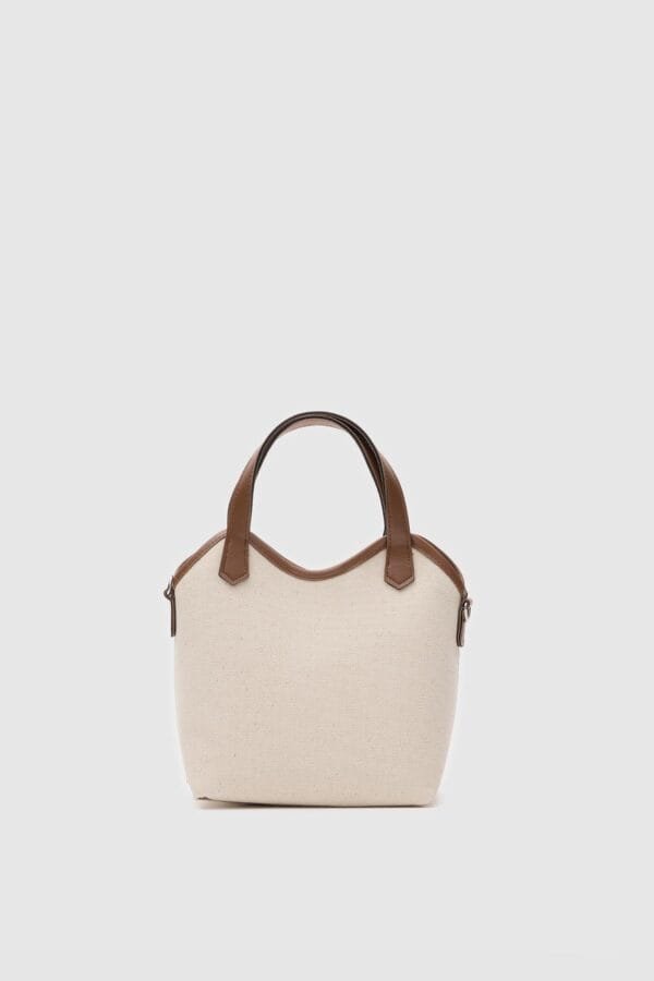 Rosalie Camel Canvas Bag + Pochette