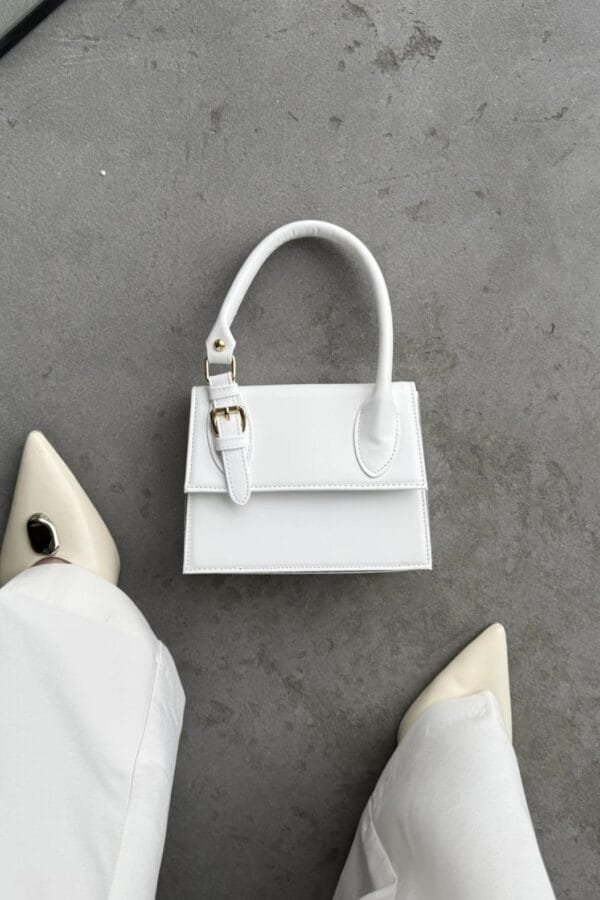 Janice White Bag