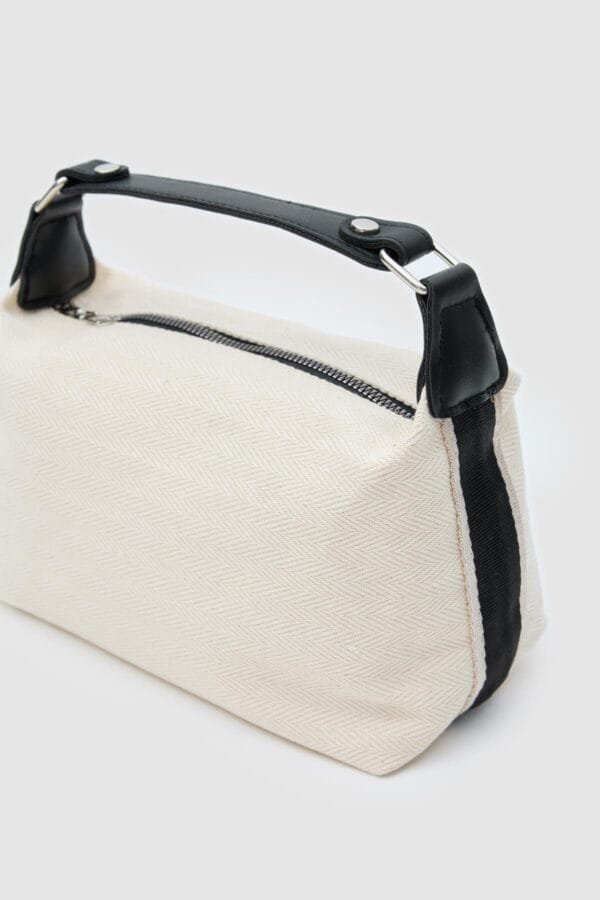 Dove Black Canvas Bag – Image 2