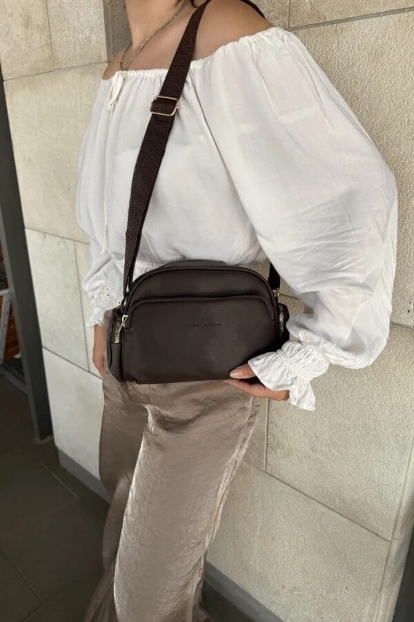 Pearl Dark Brown Bag – Image 2
