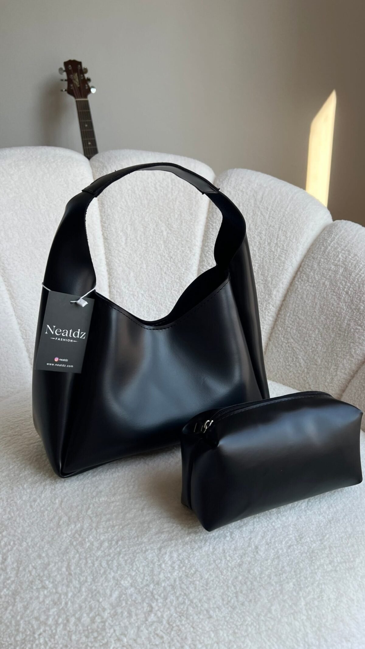 Sandy Black Bag + Pochette
