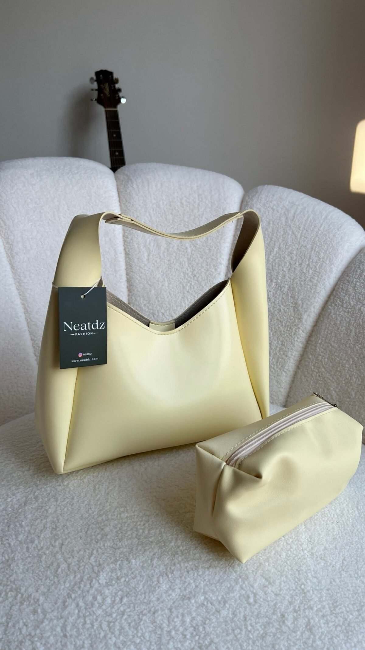 Sandy Yellow Bag + Pochette