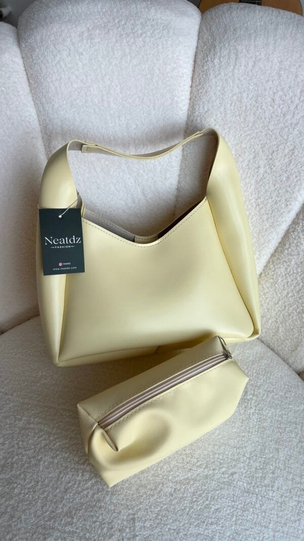Sandy Yellow Bag + Pochette – Image 3