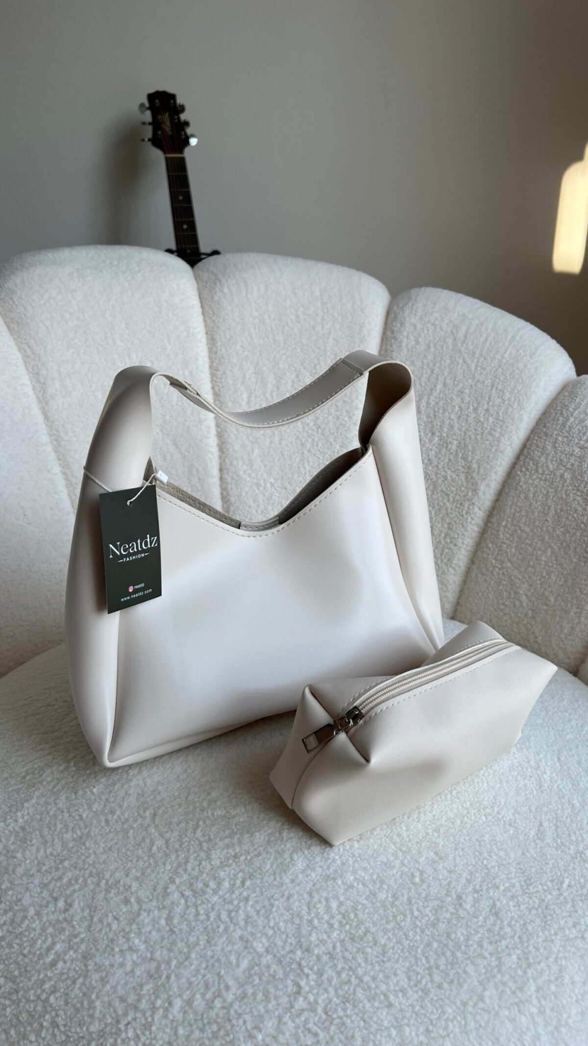 Sandy Creamy Bag + Pochette