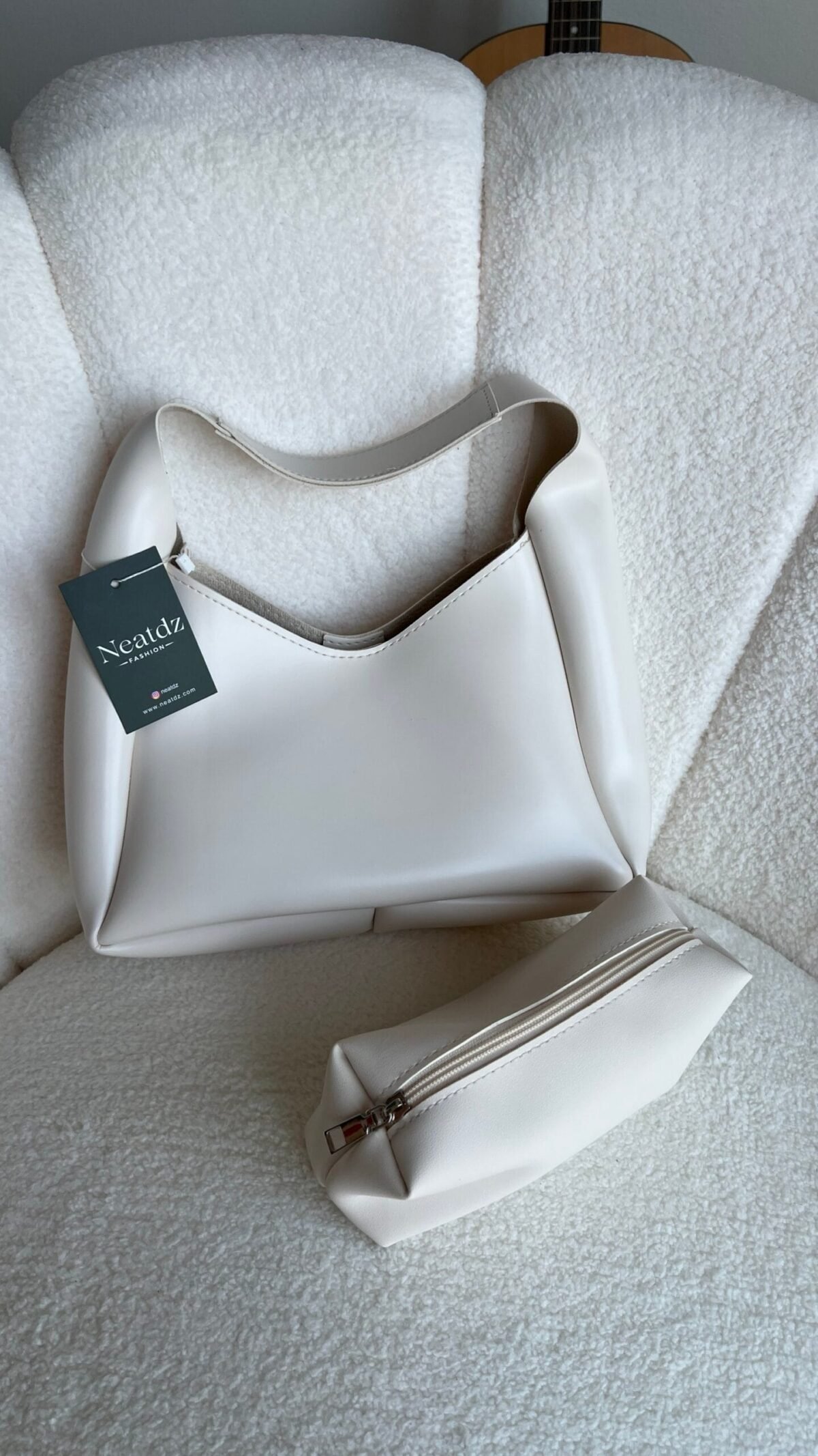 Sandy Creamy Bag + Pochette