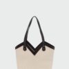 Woen Canvas Dark Brown Bag