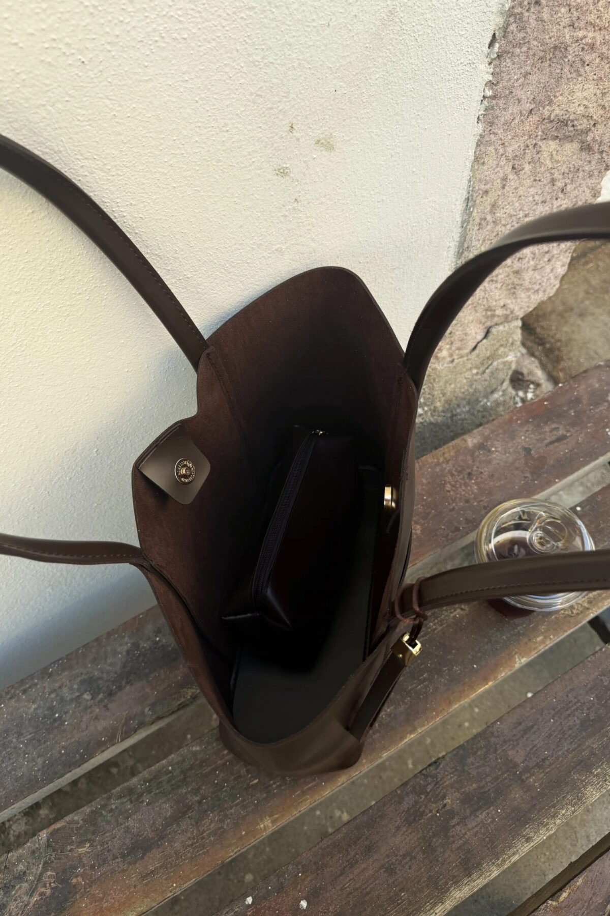 Marline Dark Brown Bag + Pochette
